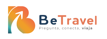 Contacto 5 Logo de la plataforma SaaS BeTravel, arquitectura conversacional para el sector turístico.