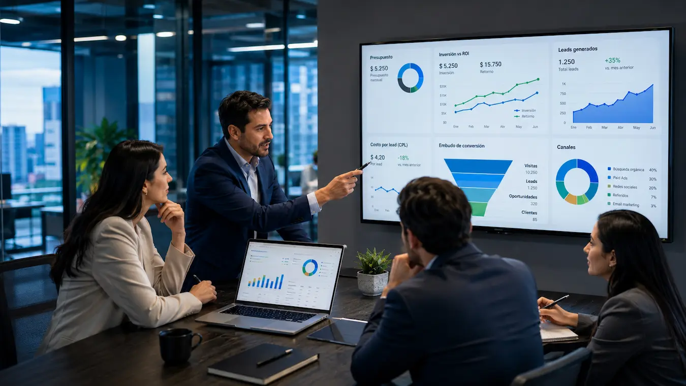 agencia marketing digital ecuador precios kpi