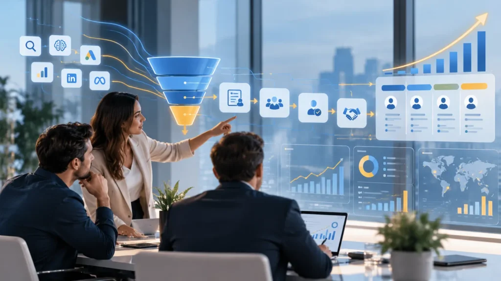 Growth Marketing: qué es y cómo generar clientes 3 Analisis corporativo y embudo de ventas