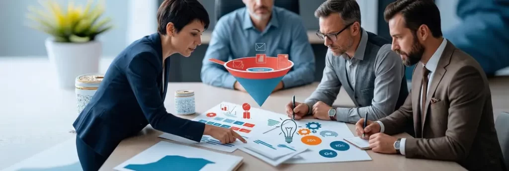 Growth Marketing: qué es y cómo generar clientes 4 agencia de marketing analisis embudo de conversion 1024x344 3 1